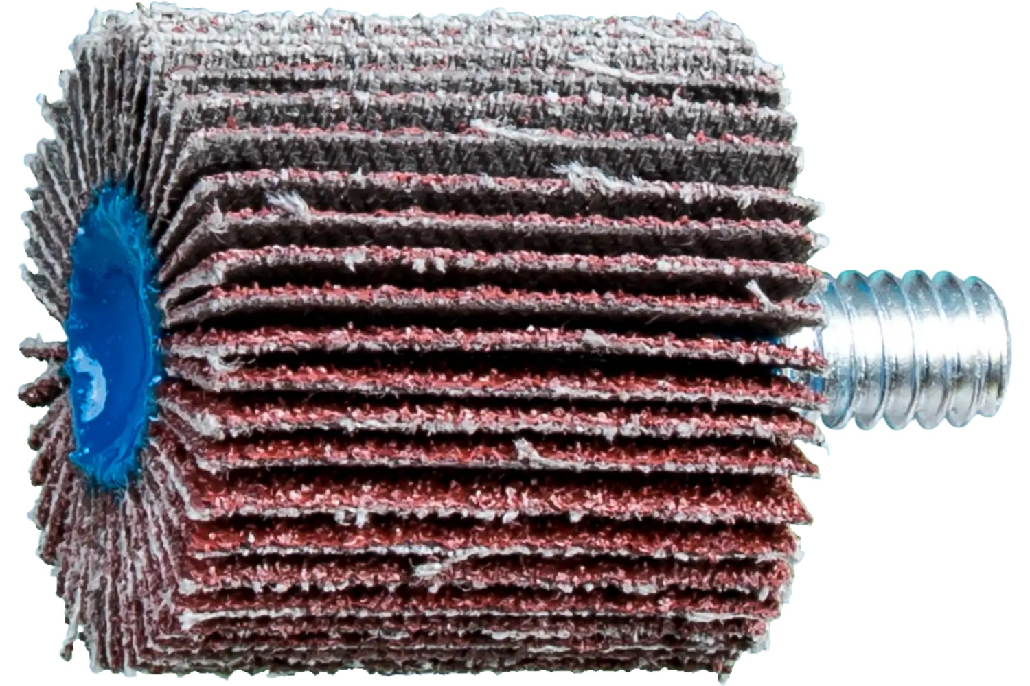 Picture of Pferd Quick Change Flap Wheel, 1" X 1, 60 Grit, 1/4-20 Thread, Aluminum Oxide